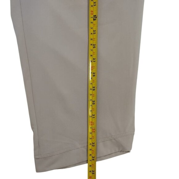 Apana Womens XL Beige Elastic Waist Capri Pants With Pockets Stretch Fabric. NWT - Picture 7 of 7